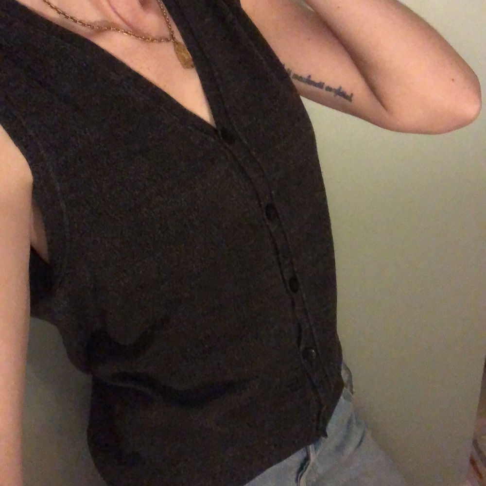 Geoffrey Beene Super Soft Button-Up Vest - image 5